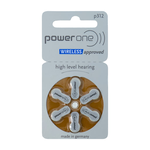 Power One p312 Wireless Approved Hearing Aid Battery