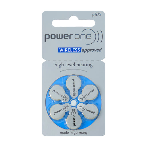 Power One p675 Wireless Approved Hearing Aid Battery