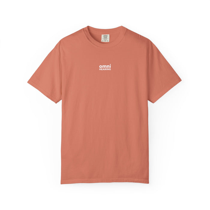 Omni Hearing Wellness Garment-Dyed Minimal Mens Logo T-Shirt