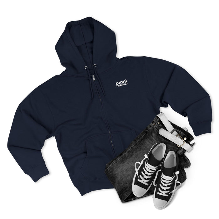 Omni Hearing Unisex Zip Hoodie