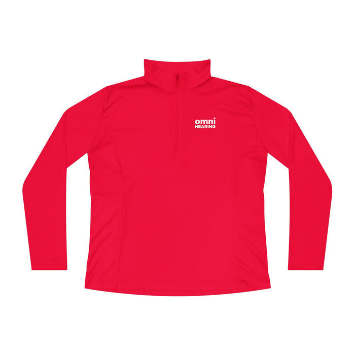 Omni Hearing Ladies Quarter-Zip Pullover