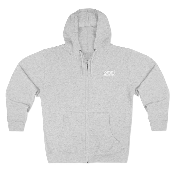 Omni Hearing Unisex Zip Hoodie
