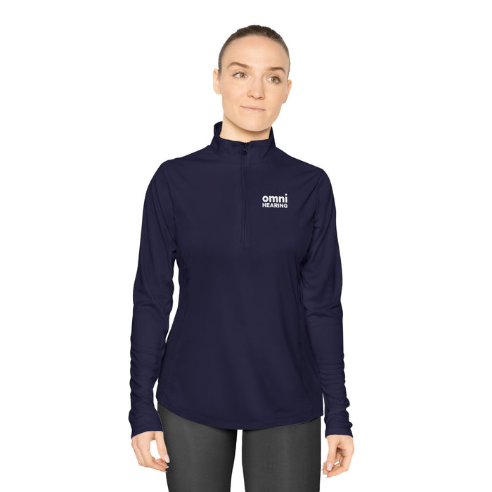 Omni Hearing Ladies Quarter-Zip Pullover