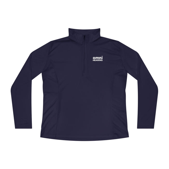 Omni Hearing Ladies Quarter-Zip Pullover