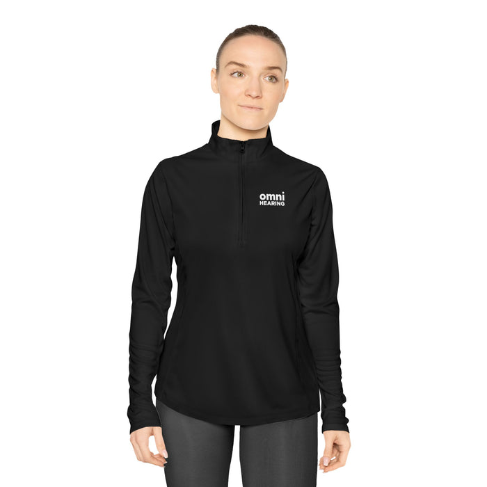 Omni Hearing Ladies Quarter-Zip Pullover