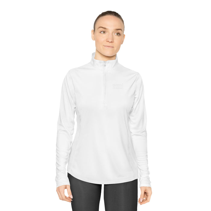Omni Hearing Ladies Quarter-Zip Pullover