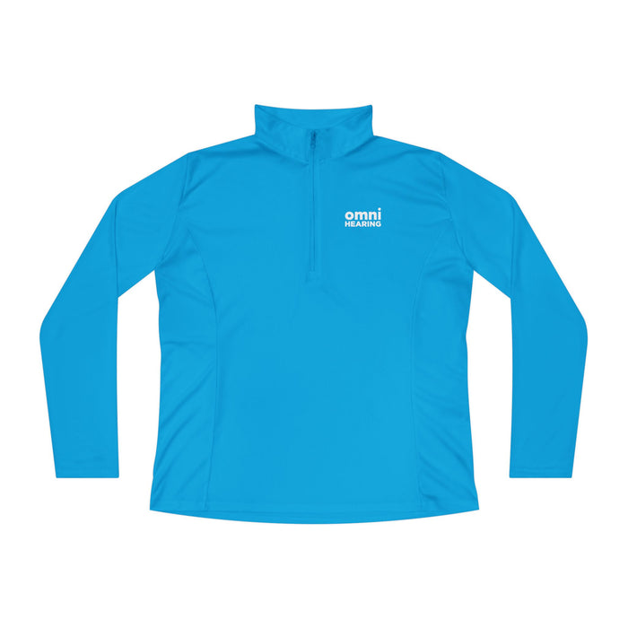 Omni Hearing Ladies Quarter-Zip Pullover