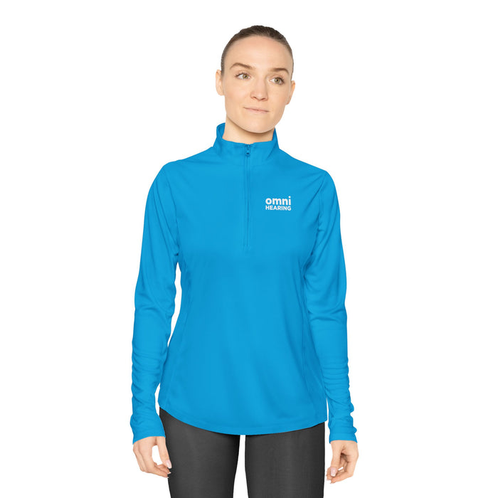 Omni Hearing Ladies Quarter-Zip Pullover