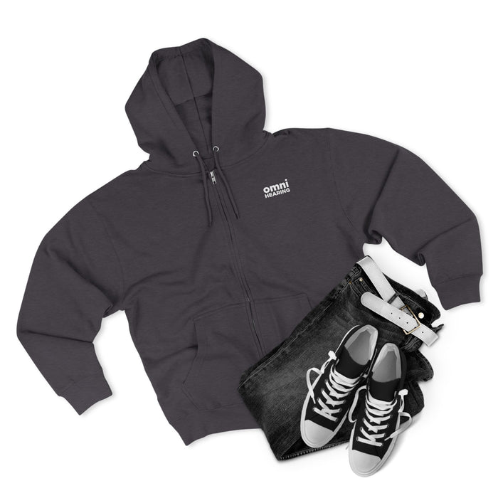 Omni Hearing Unisex Zip Hoodie
