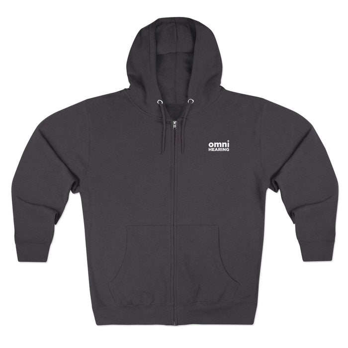 Omni Hearing Unisex Zip Hoodie