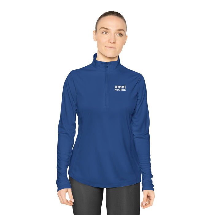 Omni Hearing Ladies Quarter-Zip Pullover