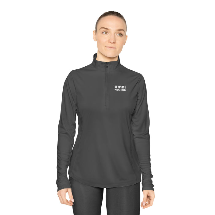Omni Hearing Ladies Quarter-Zip Pullover