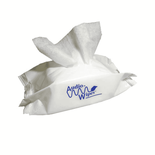 Audiologist's Choice Audiowipes 30 per pouch for cleaning hearing aids