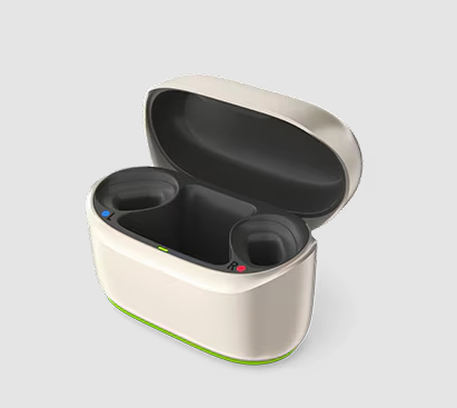 Phonak Charger RIC Infinio makes charging Phonak RIC Infinio hearing aids easy.