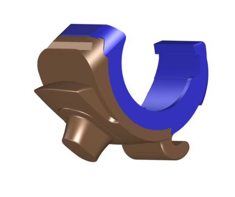 Phonak Virto CIC/IIC Battery Door Part w Pushbutton