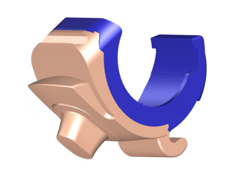 Phonak Virto CIC/IIC Battery Door Part w Pushbutton