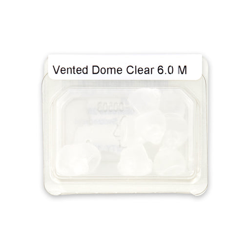 Phonak Clear Vented Dome 6.0 M compatible with Phonak RIC hearing aids with a 6.0 receiver and Phonak Sensor cShell 6.0. 