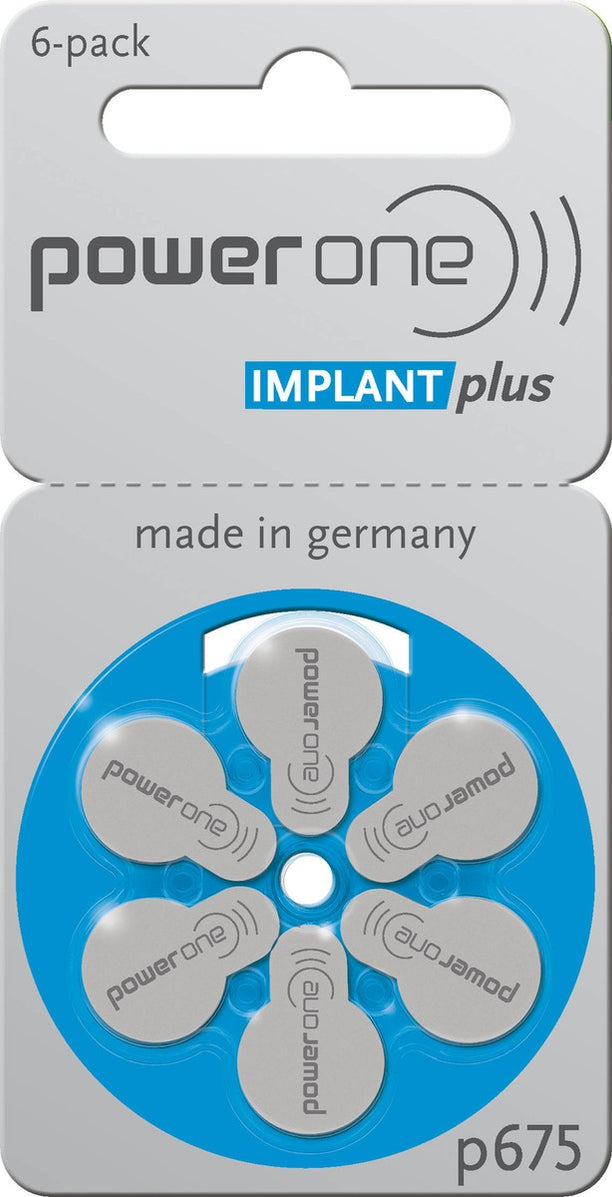 PowerOne IMPLANT Plus Batteries | Buy Online Now! — Shop Omni Hearing Inc.