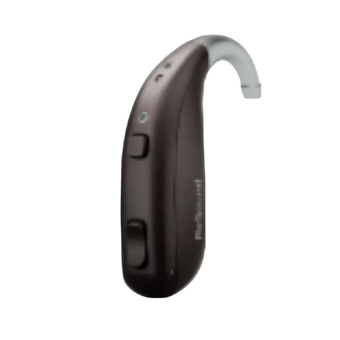 ReSound Enzo IA super power rechargeable hearing aid behind-the-ear with dual-chip processor for better understanding in noise, available for an in clinic demo in Ontario.