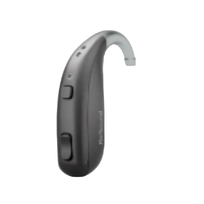 ReSound Enzo IA super power rechargeable hearing aid behind-the-ear with dual-chip processor for better understanding in noise, available for an in clinic demo in Ontario.