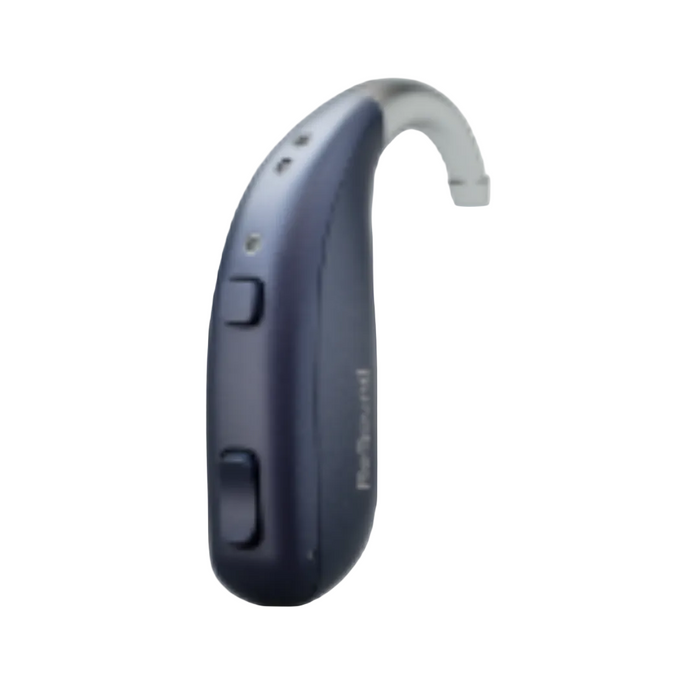 ReSound Enzo IA super power rechargeable hearing aid behind-the-ear with dual-chip processor for better understanding in noise, available for an in clinic demo in Ontario.