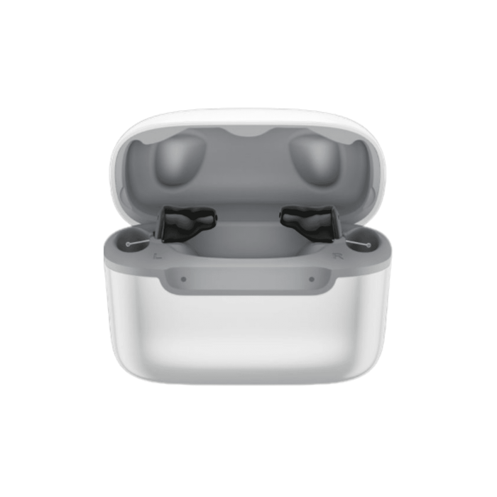 Signia Insio Charge and Go 7IX hearing aid for a custom fit and discreet hearing solution, available for an in clinic demo in Ontario.