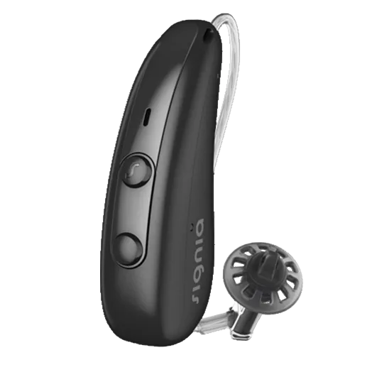 Signia Pure Charge and Go 7IX hearing aid for clear speech understanding, available for an in clinic demo in Ontario.