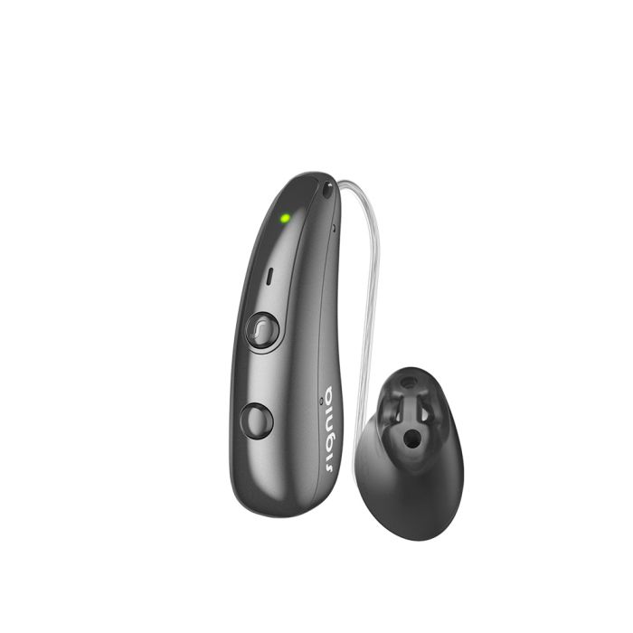 Signia Pure Charge and Go BCT 7IX hearing aid for superior speech in understanding, an easy-to-use, and discreet hearing solution, available for an in clinic demo in Ontario.