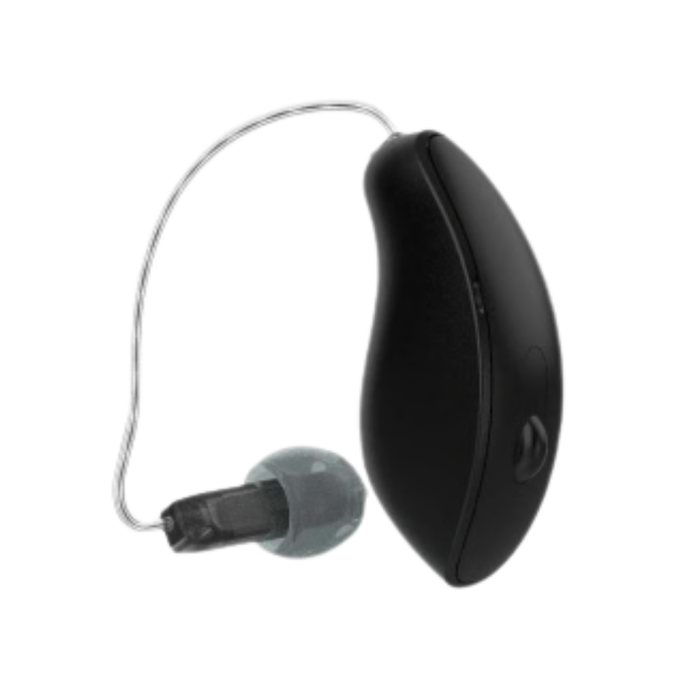 Starkey Edge AI 24 rechargeable hearing aid mini-receiver-in-canal for a crystal clear and discreet hearing solution, available for an in clinic demo in Ontario.