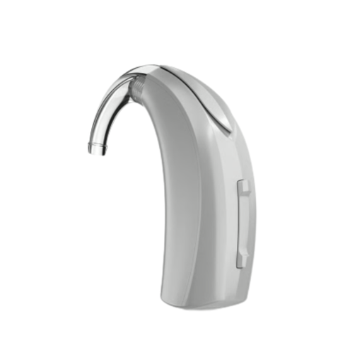 Starkey G Series AI 24 behind-the-ear battery operated ultra power hearing aid for the clearest speech hearing, available for an in clinic demo in Ontario.