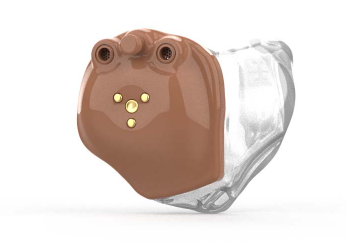 Starkey Omega AI 24 rechargeable hearing aid in-the-canal for a crystal clear and personalized hearing solution, available for an in clinic demo in Ontario.