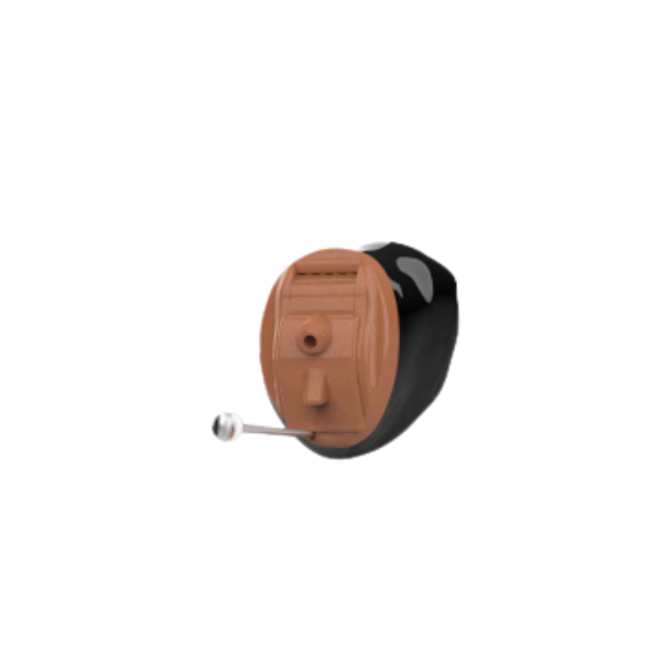 Starkey Signature 24 battery operated hearing aid invisible-in-canal for a crystal clear and most discreet custom hearing solution, available for an in clinic demo in Ontario.