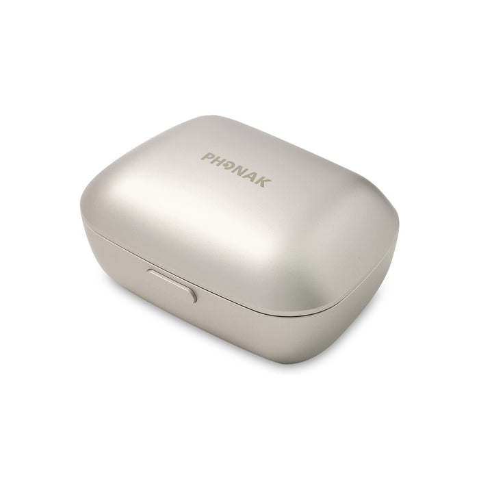 Phonak Charger Case Combi 2 compatible with Phonak and Kirkland hearing aids.