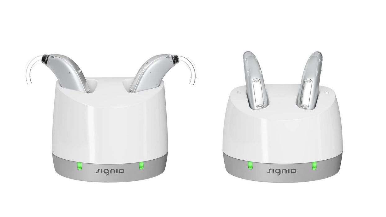 Signia Motion Standard Charger SP X compatible with Signia and Rexton hearing aids.