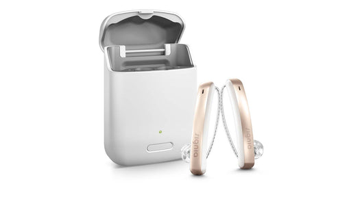 Signia Styletto Connect Charger compatible with Signia Styletto Connect hearing aids.