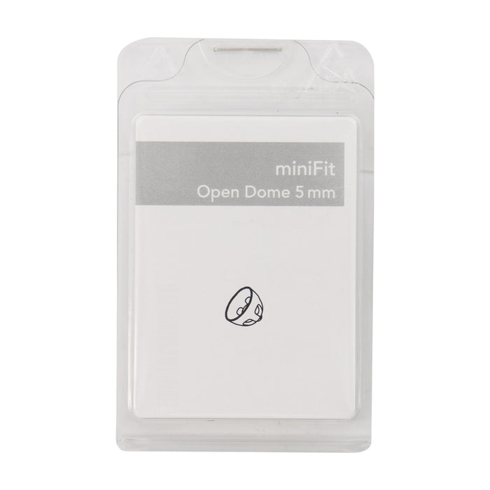 miniFit Open Dome 5mm for Bernafon, Sonic & Phillips RITE hearing aids.
