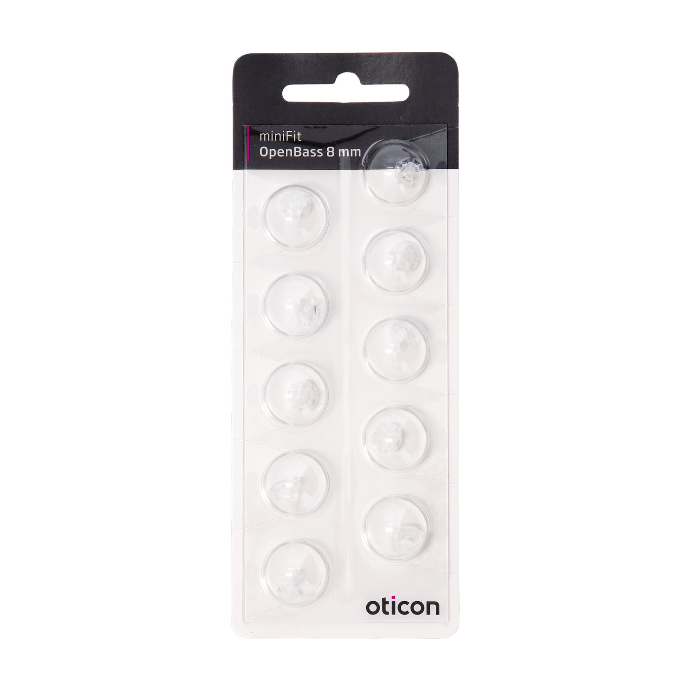 Oticon miniFit OpenBass 8mm Buy Hearing Aid Domes Online — Shop Omni Hearing Inc.