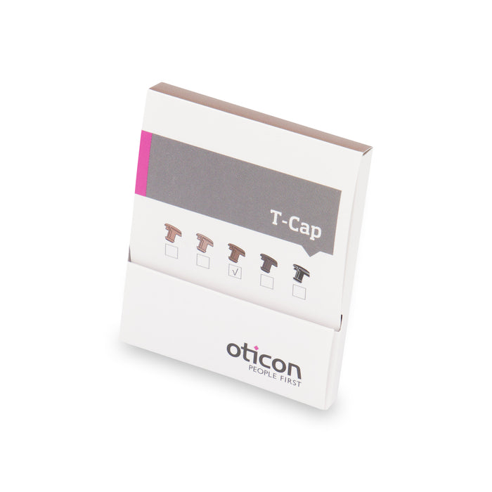Oticon T-Cap Mic Protectors - Medium Brown