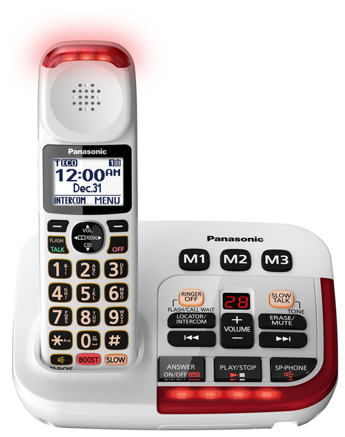 Panasonic KX-TGM470W Amplified Cordless Telephone