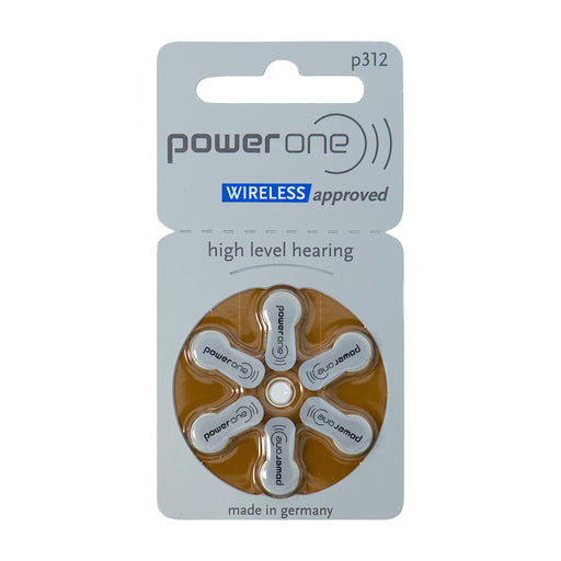 Power One p312 Wireless Approved Hearing Aid Battery