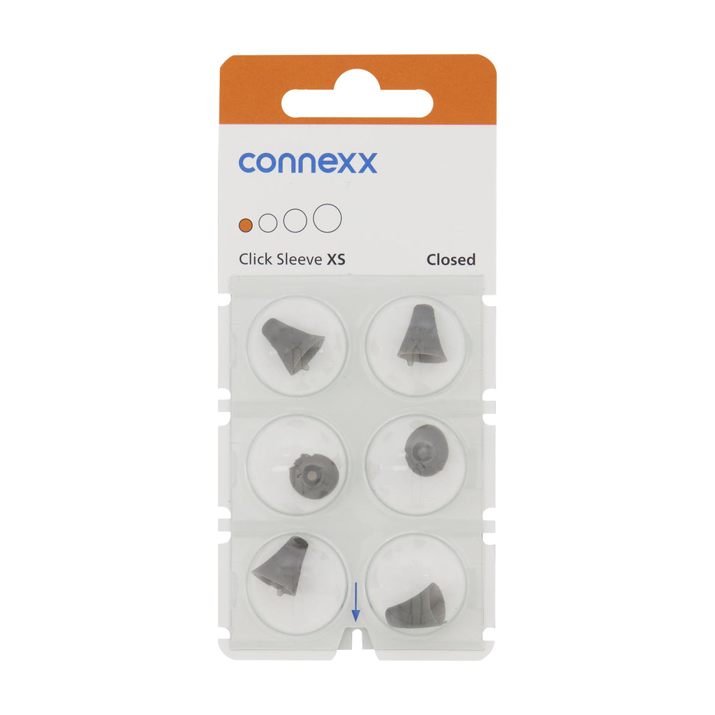 Connexx Click Sleeve XS Closed for Signia Siemens and Rexton