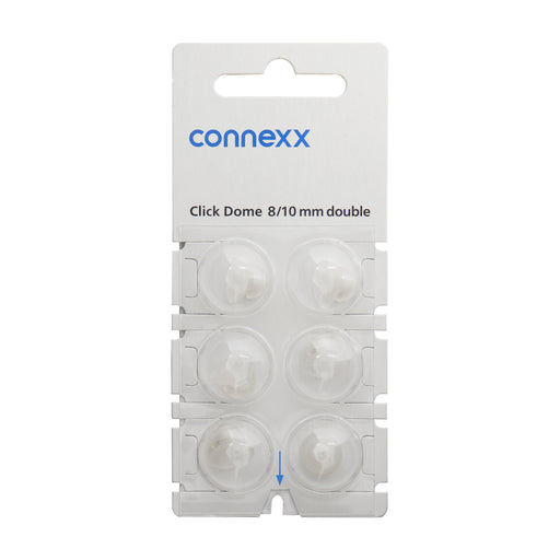 Connexx Click Dome 8/10mm Double for Signia, Siemens, and Rexton Hearing Aids