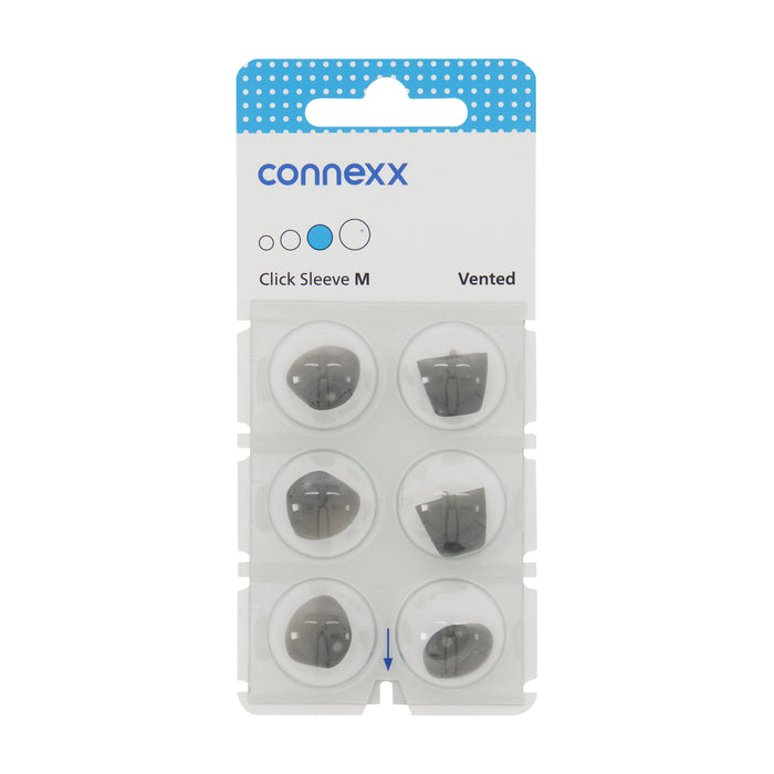 20 Pieces Click Sleeve Vented 2.0 Domes for Connexx/Siemens/ Signia and Rexton RIC Hearing Aids with Cleaning Brush Tools and Carry Case (Medium 20 Pieces Click Sleeve Vented 2.0 Domes for Connexx/Siemens/ Signia and Rexton RIC Hearing Aids with Cleaning Brush Tools and Carry Case (Medium